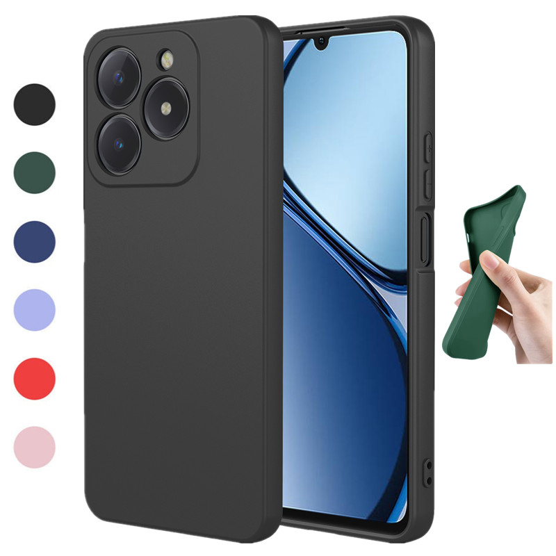 Realme C67 - Esnek Sıvı silikon kılıf Realme için