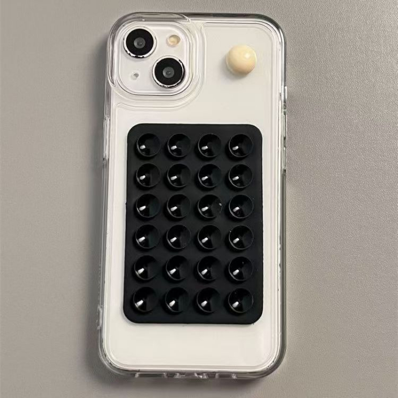 Phone Cases Apple - Silikon Vakumlu Telefon Tutucu Kaymaz Yapışkan