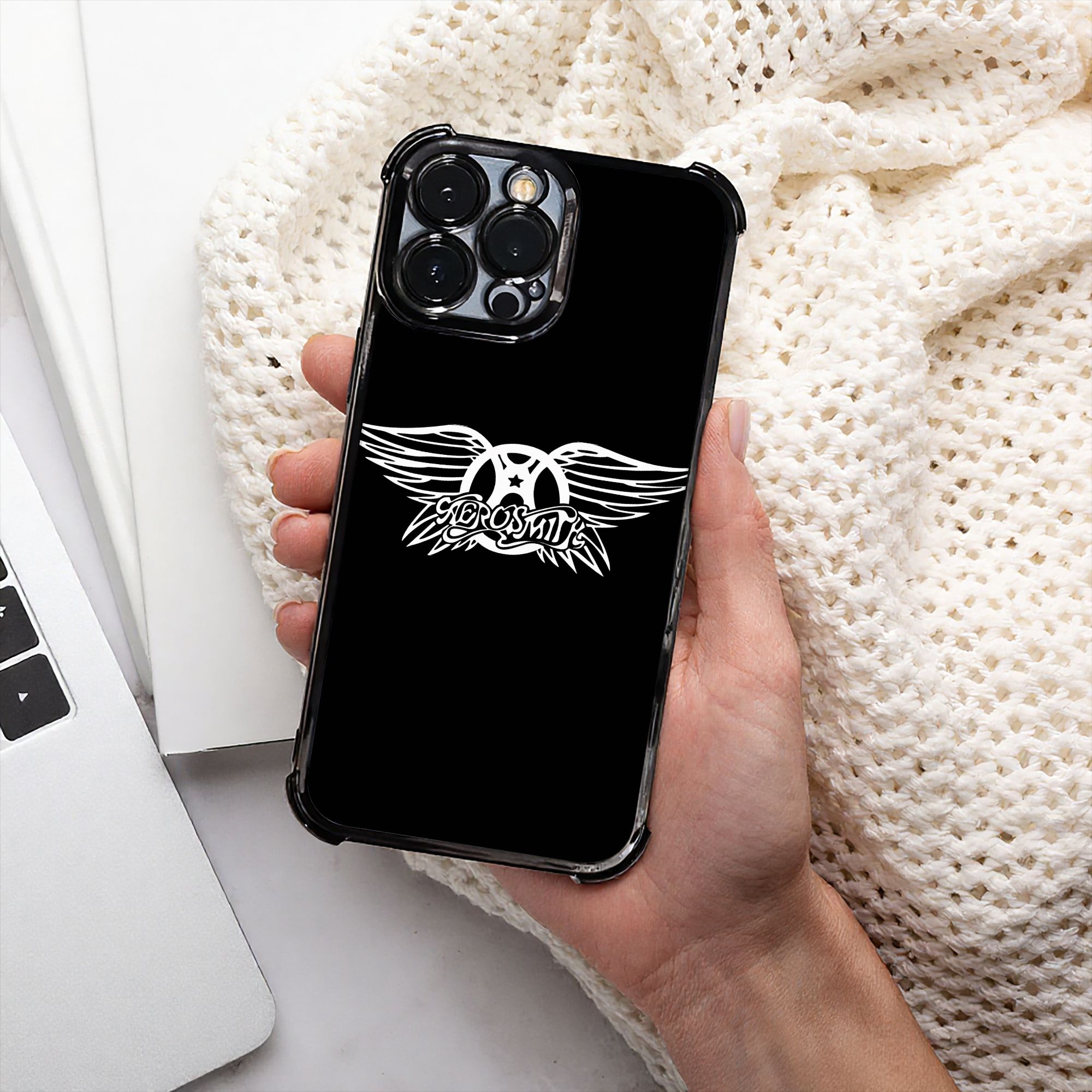 Phone Cases Metal - Band Rock Metal Telefon Kılıfı Aerosmith