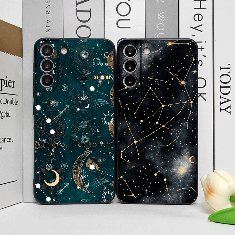 Phone Cases Oneplus - Mistik Yıldızlı Gökyüzü ve Ay Desenli
