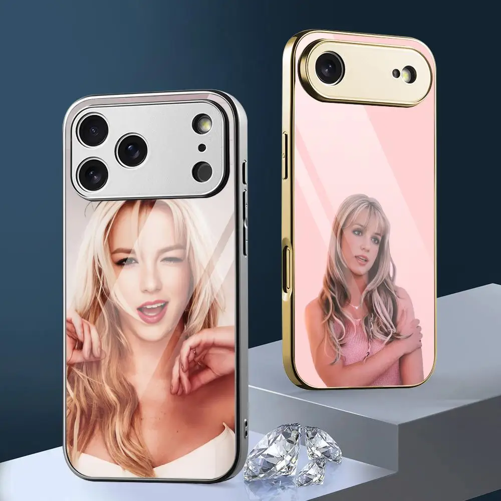 Phone Cases Metal - B-Britney S-Spears Pop Yıldızı Telefon Kılıfı