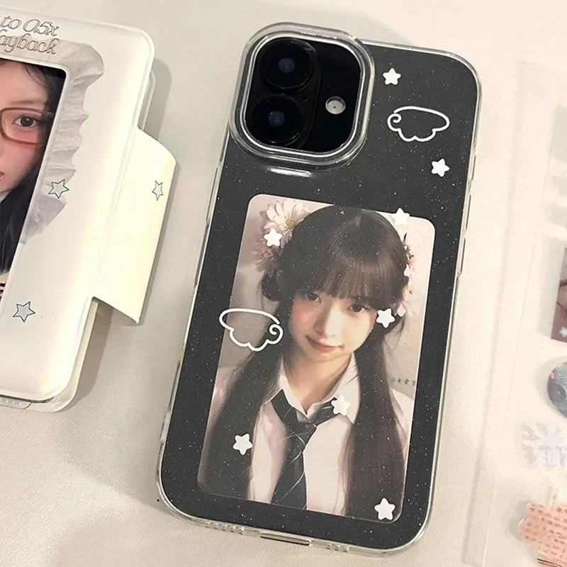 Phone Cases Xr Cute - Kore INS Sevimli Beyaz Yıldız Kanatlı