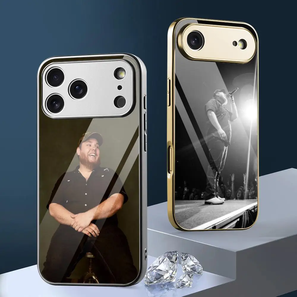 Phone Cases Metal - L-Luke C-Combs Şarkıcı Telefon Kılıfı iPhone