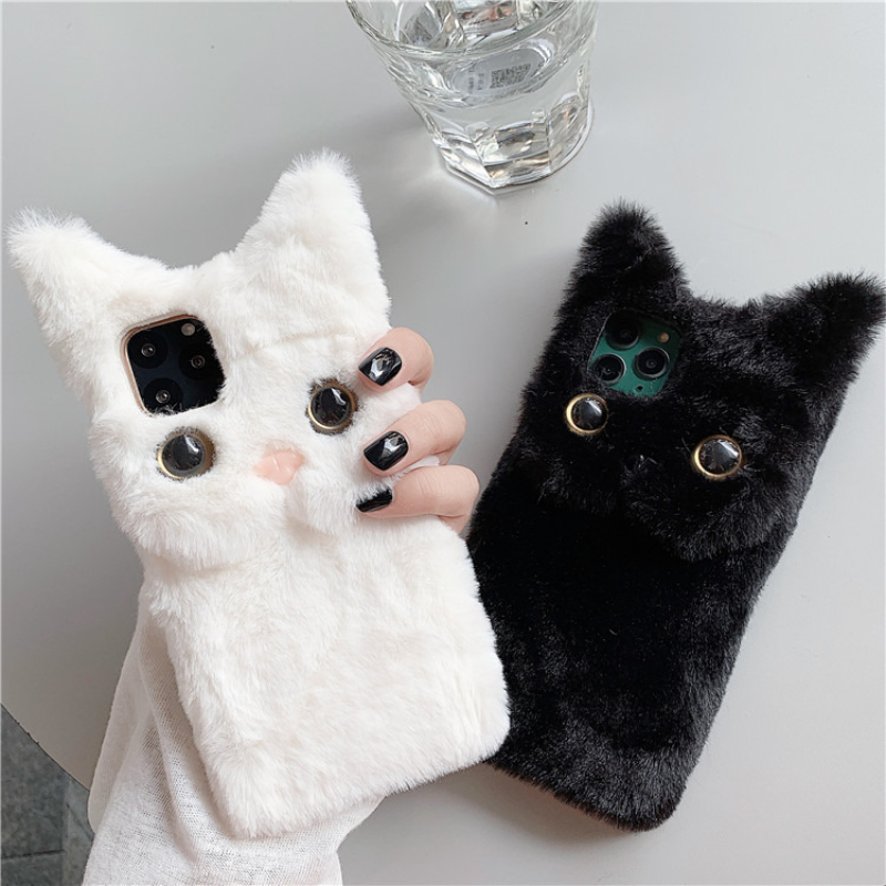 3D Sevimli Karikatür Kedi Tüyl - Phone Cases Iphone 11 incelemesi ve fiyatı