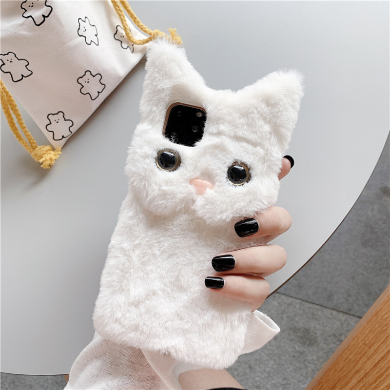 3D Sevimli Karikatür Kedi Tüyl - Phone Cases Iphone 11 incelemesi ve fiyatı