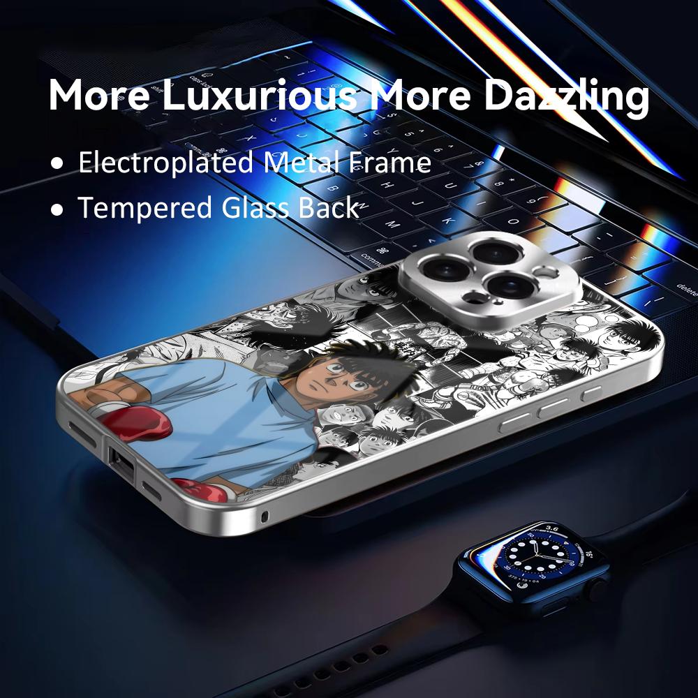 F-Fighting Spirit Anime Telefo - Phone Cases Metal incelemesi ve fiyatı
