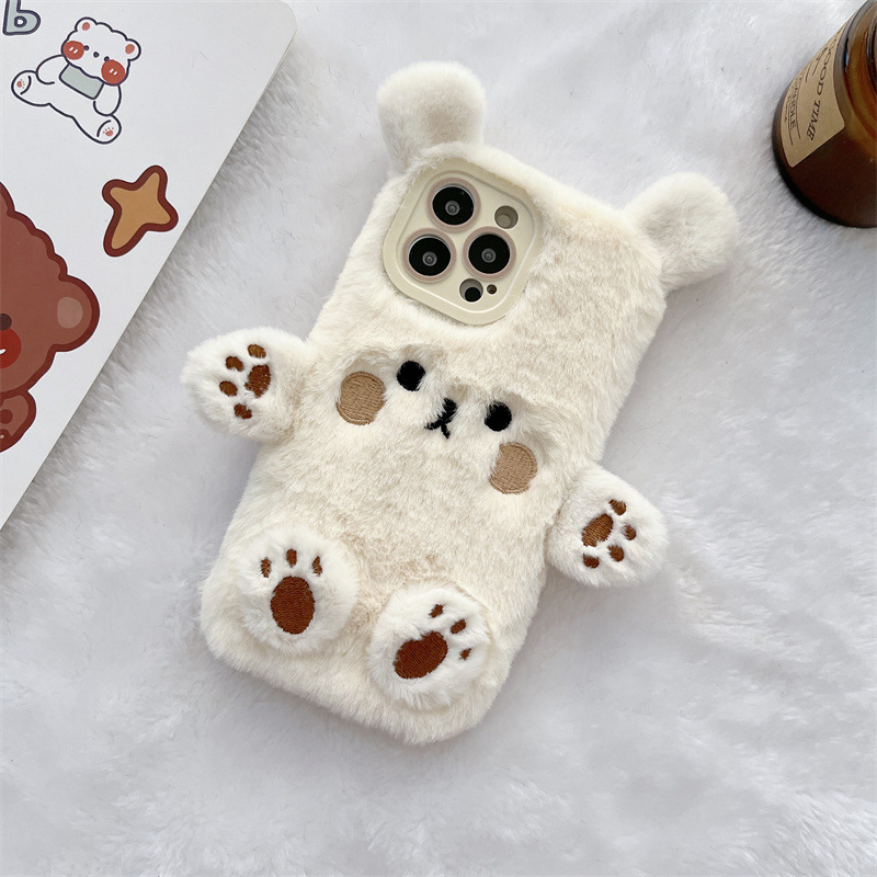 Kore 3D Çizgi Film Ayı Tüylü P - Phone Cases Iphone 11 incelemesi ve fiyatı