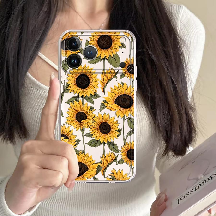 Sevimli Ayçiçeği Desenli Kılıf - Phone Cases Transparent incelemesi ve fiyatı