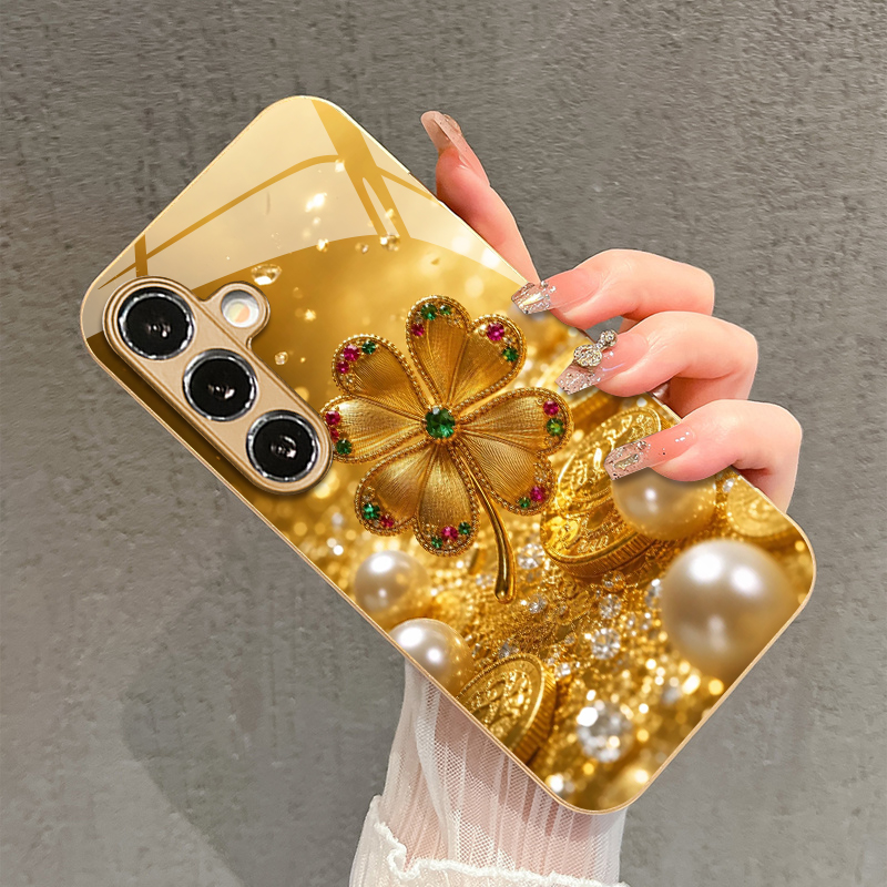 Renkli Taşlı Dört Yapraklı Des - Phone Cases Metal incelemesi ve fiyatı