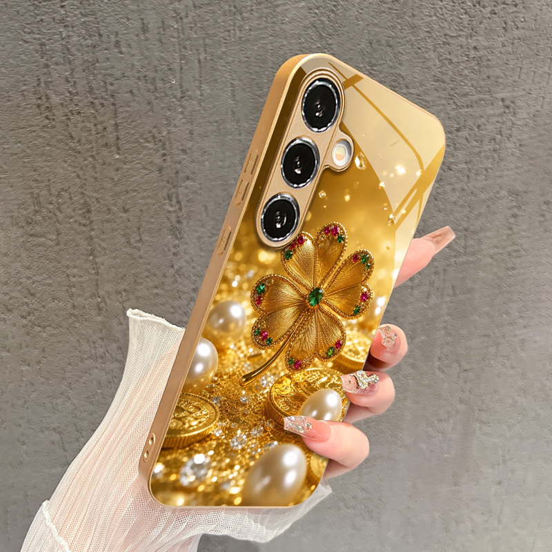 Renkli Taşlı Dört Yapraklı Des - Phone Cases Metal incelemesi ve fiyatı