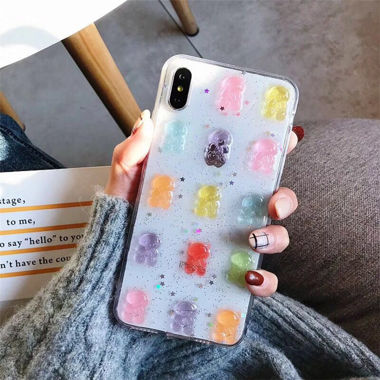 Sevimli 3D Renkli Ayı Damla Tu - Phone Cases Xr Cute incelemesi ve fiyatı