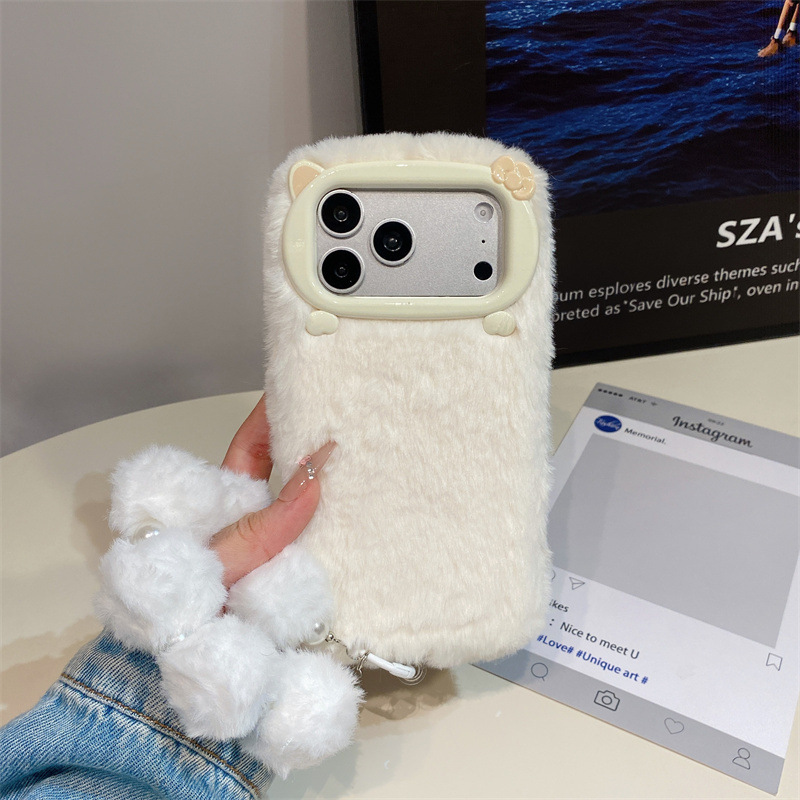 Lüks Düz Renkli Kürklü Peluş T - Phone Cases Iphone 11 incelemesi ve fiyatı