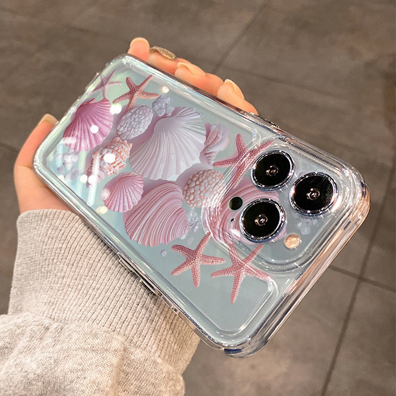 Trendy Pembe Deniz Kabuğu Dese - Phone Cases Transparent incelemesi ve fiyatı