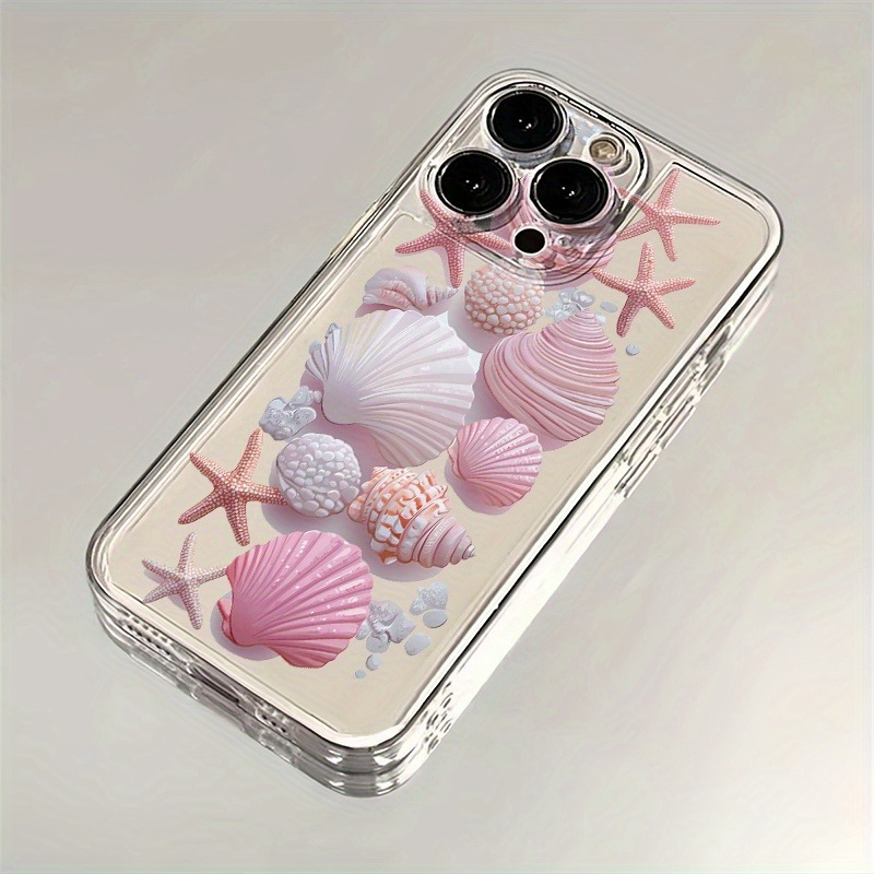 Trendy Pembe Deniz Kabuğu Dese - Phone Cases Transparent incelemesi ve fiyatı
