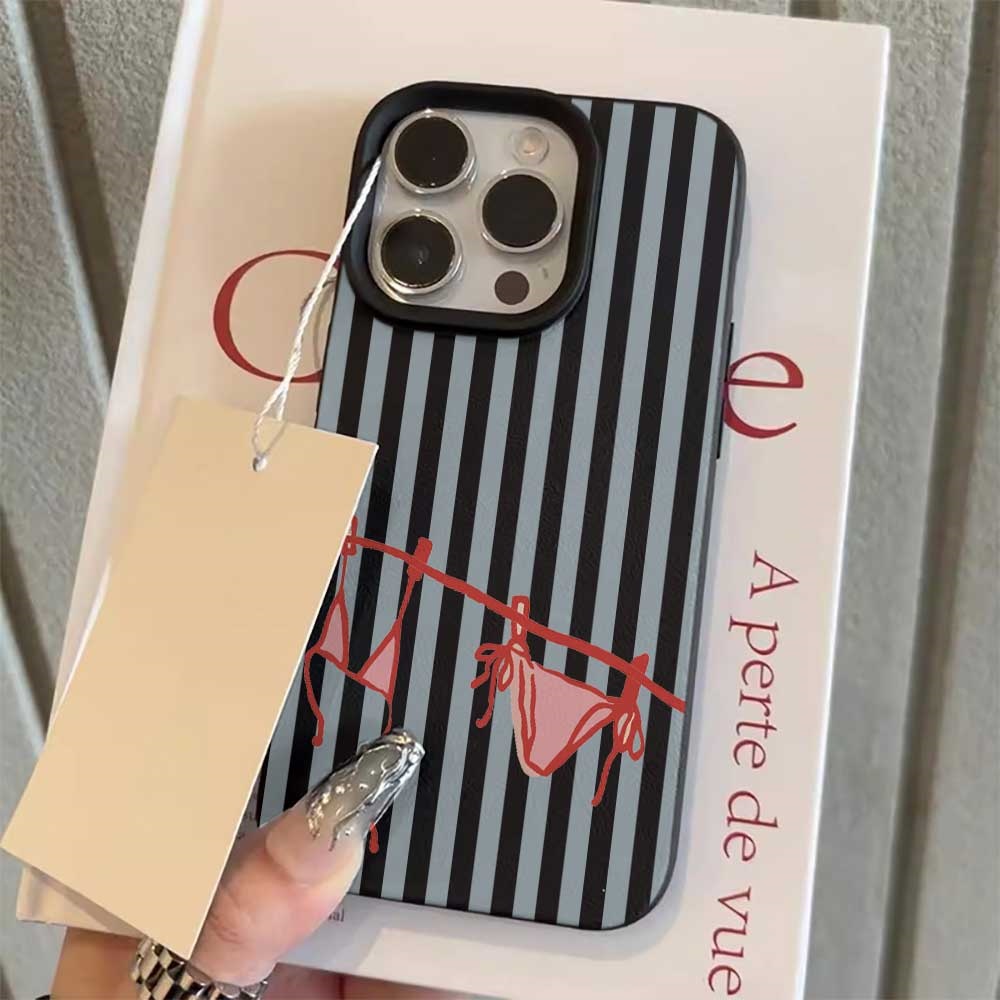 Mavi Beyaz Çizgili Bikini Dese - Phone Cases Rugged incelemesi ve fiyatı