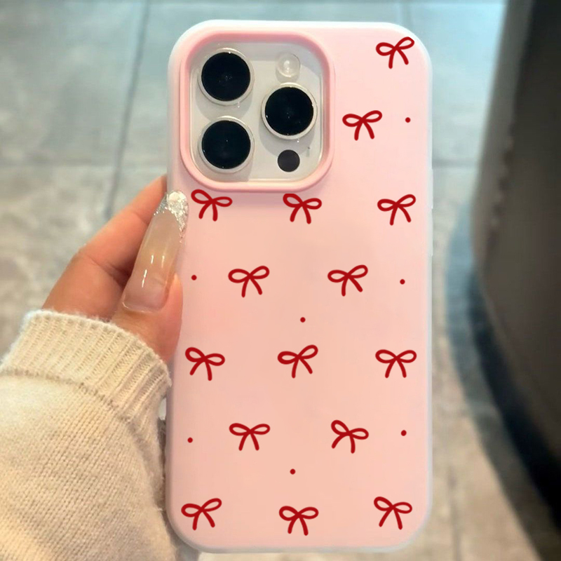 Sevimli Kırmızı Fiyonk Baskılı - Phone Cases Xr Cute incelemesi ve fiyatı