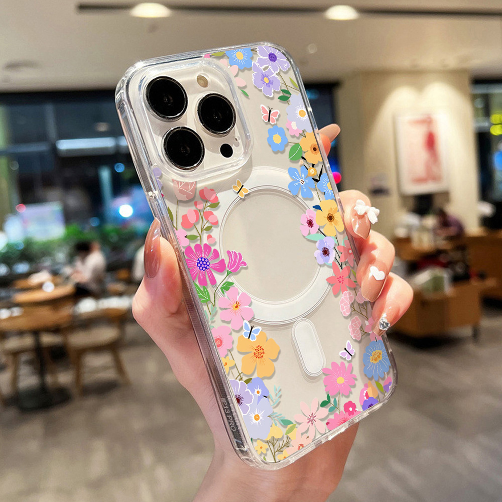Çiçek Desenli Şeffaf Telefon K - Phone Cases Transparent incelemesi ve fiyatı