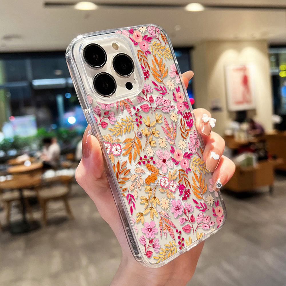 Çiçek Desenli Şeffaf Telefon K - Phone Cases Transparent incelemesi ve fiyatı